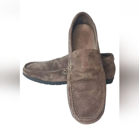 UGG Australia Ballard Casual Loafer Shoes Men\'s Size 7.5 Suede Brown 3122 main image 8